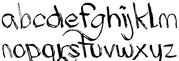 School Holiday Font LOWERCASE