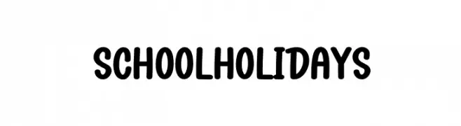 School Holidays تنزيل الخطوط