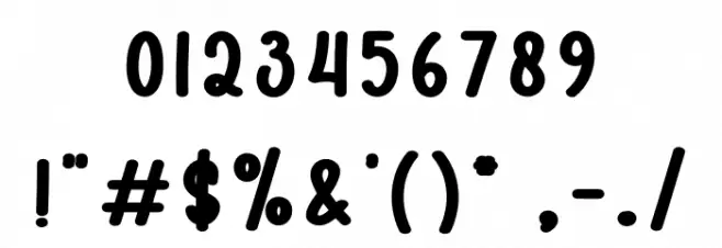 School Holidays خط محارف أخرى