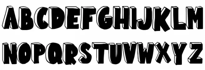 School Mania Schriftart Groß