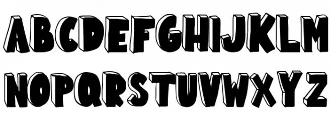 School Mania Font Litere mici