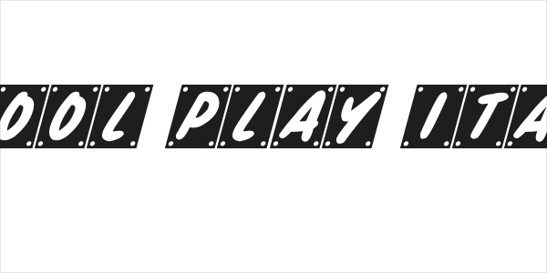 School Play Italic Logo