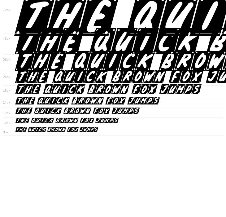 School Play Italic Waterfall