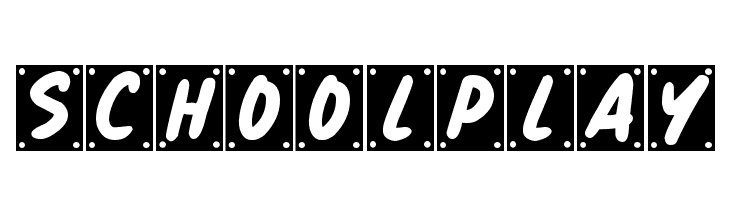 School Play Font