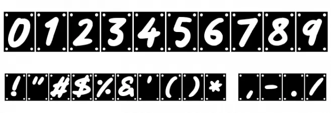 School Play Font OTHER CHARS