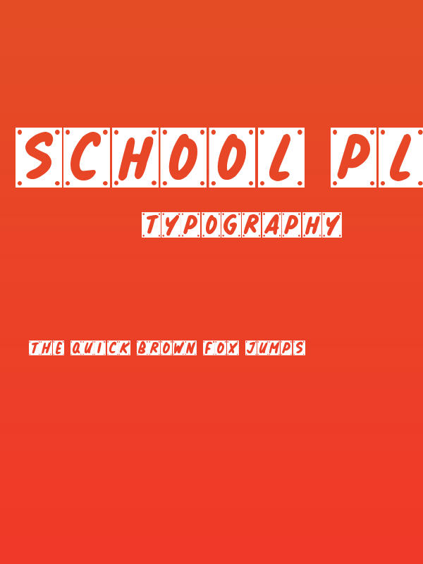 School Play Poster