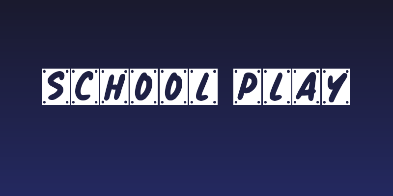 School Play Social Header