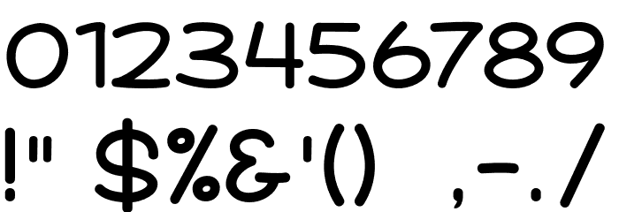 School Story Font OTHER CHARS