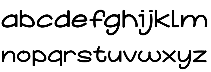 School Story Font LOWERCASE