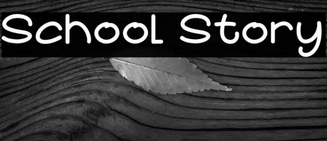 School Story Caratteri examples