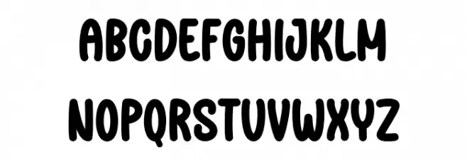 School Teachers Caratteri MAIUSCOLE