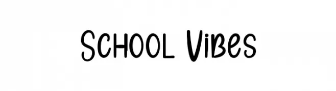School Vibes  Скачать бесплатные шрифты