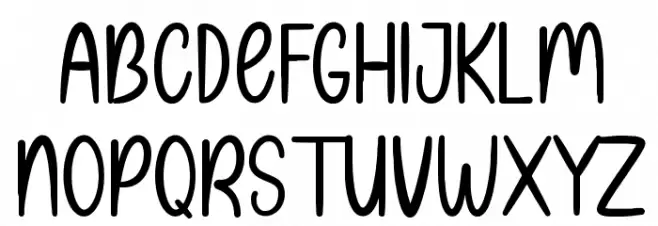 School Vibes Fonte MAIÚSCULAS