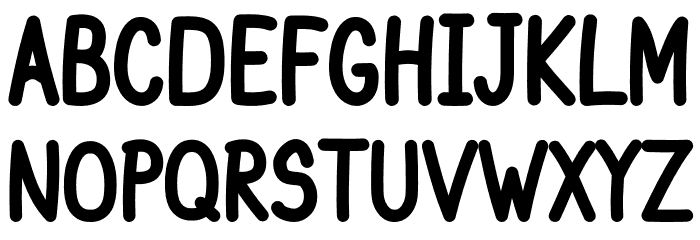 School Yard Caratteri MAIUSCOLE