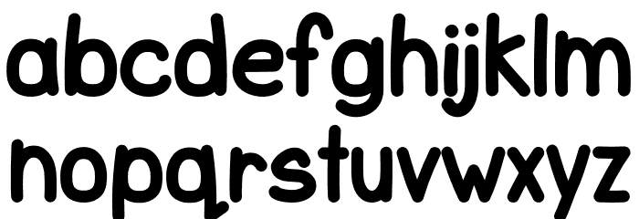 School Yard Caratteri MINUSCOLO