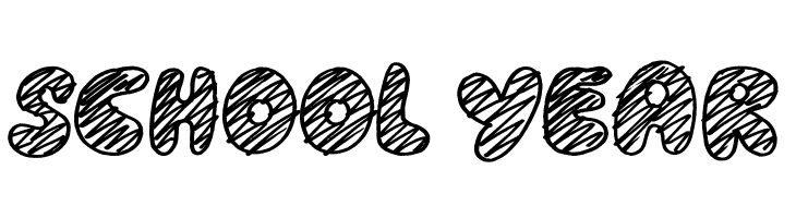 School Year  font caratteri gratis