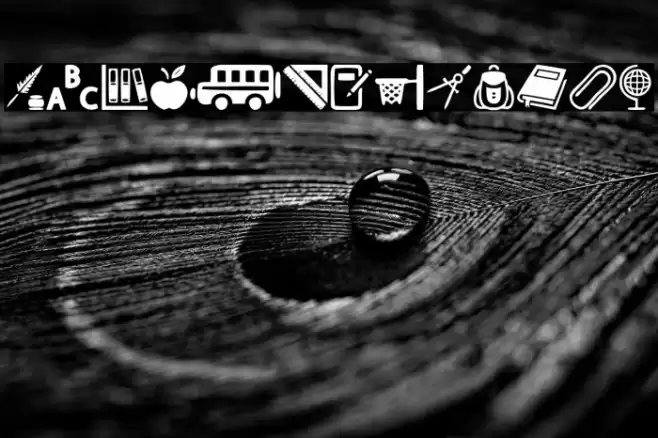 School Font examples