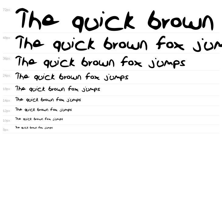 SchoolFont Waterfall