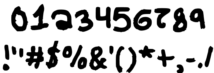 SchoolGirlVH Regular Font OTHER CHARS