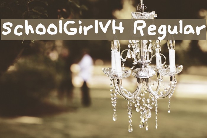 SchoolGirlVH Regular Font examples