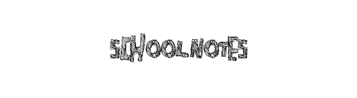 SchoolNotes Font