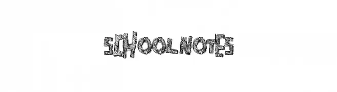 SchoolNotes  Frei Schriftart Herunterladen