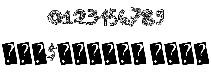 SchoolNotes Font OTHER CHARS