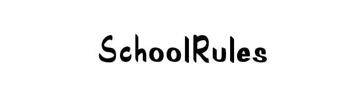 SchoolRules Font