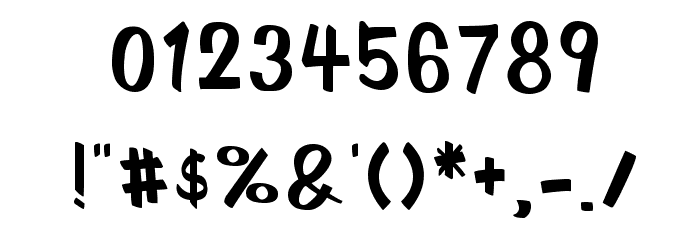 SchoolRules Font OTHER CHARS