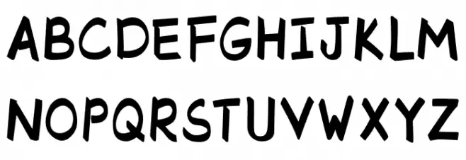SchoolRules Шрифта ВЕРХНИЙ