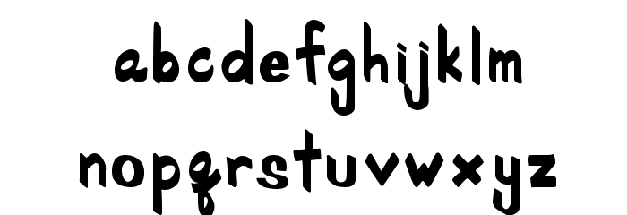SchoolRules Font LOWERCASE