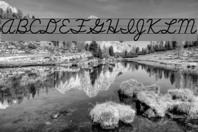 SchoolScriptDashed خط examples