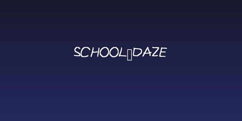 School_Daze Social Header