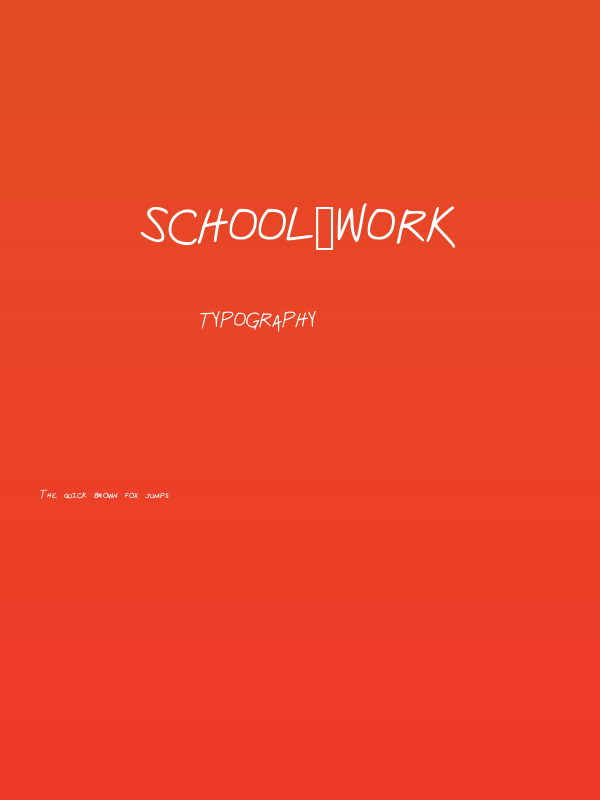 School_Work Poster