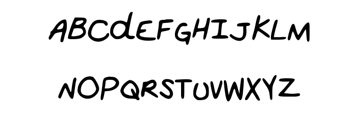 School_Work Font LOWERCASE