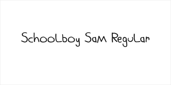Schoolboy Sam Regular Logo