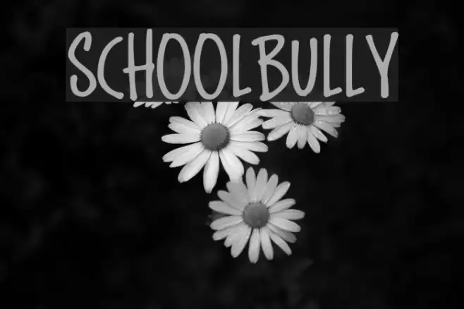 Schoolbully Font examples