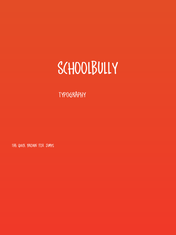 Schoolbully Poster