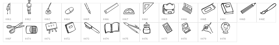Schooldays Character Map