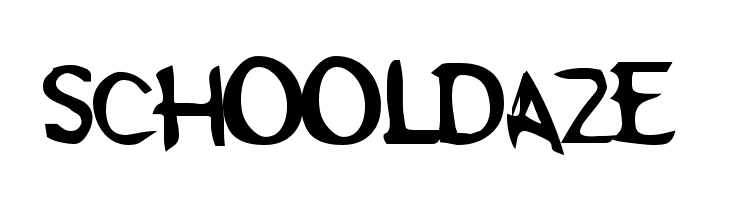 Schooldaze  Frei Schriftart Herunterladen