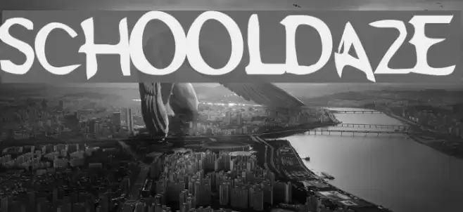 Schooldaze Font examples