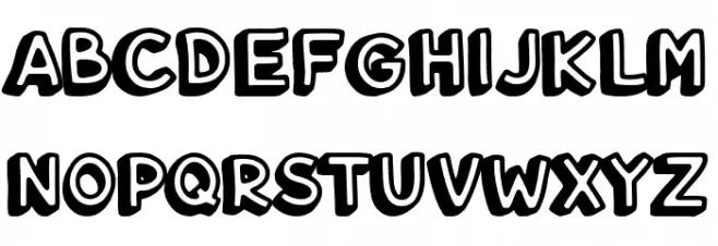 Schoolgirls خط أحرف صغيرة