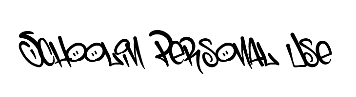 Schoolin Personal Use  नि: शुल्क फ़ॉन्ट्स डाउनलोड