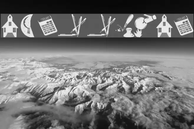 Schoolish Font examples