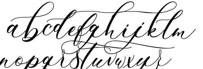 Schoolkid Light Font LOWERCASE