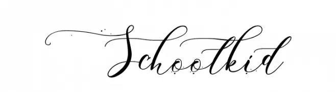Schoolkid  font caratteri gratis