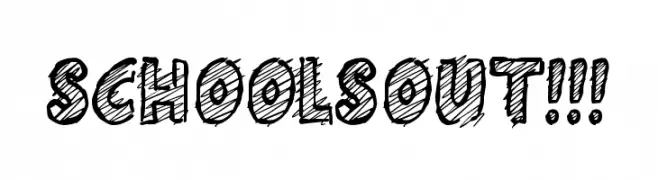 Schools Out!!!  font caratteri gratis