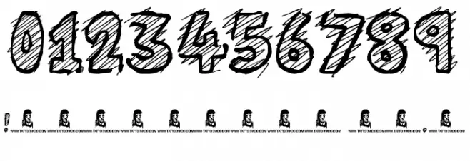 Schools Out!!! Font OTHER CHARS