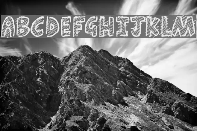 Schools Out!!! Font examples