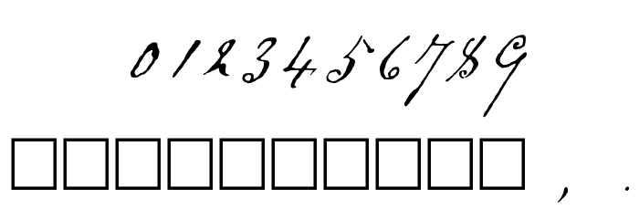 Schoon Font OTHER CHARS